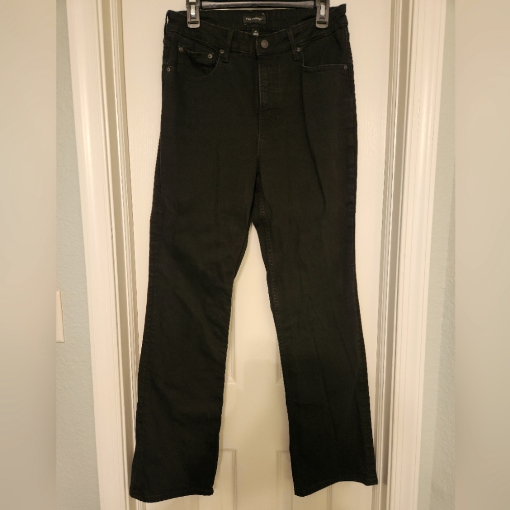 Free Assembly Jet Black Bootcut Jeans